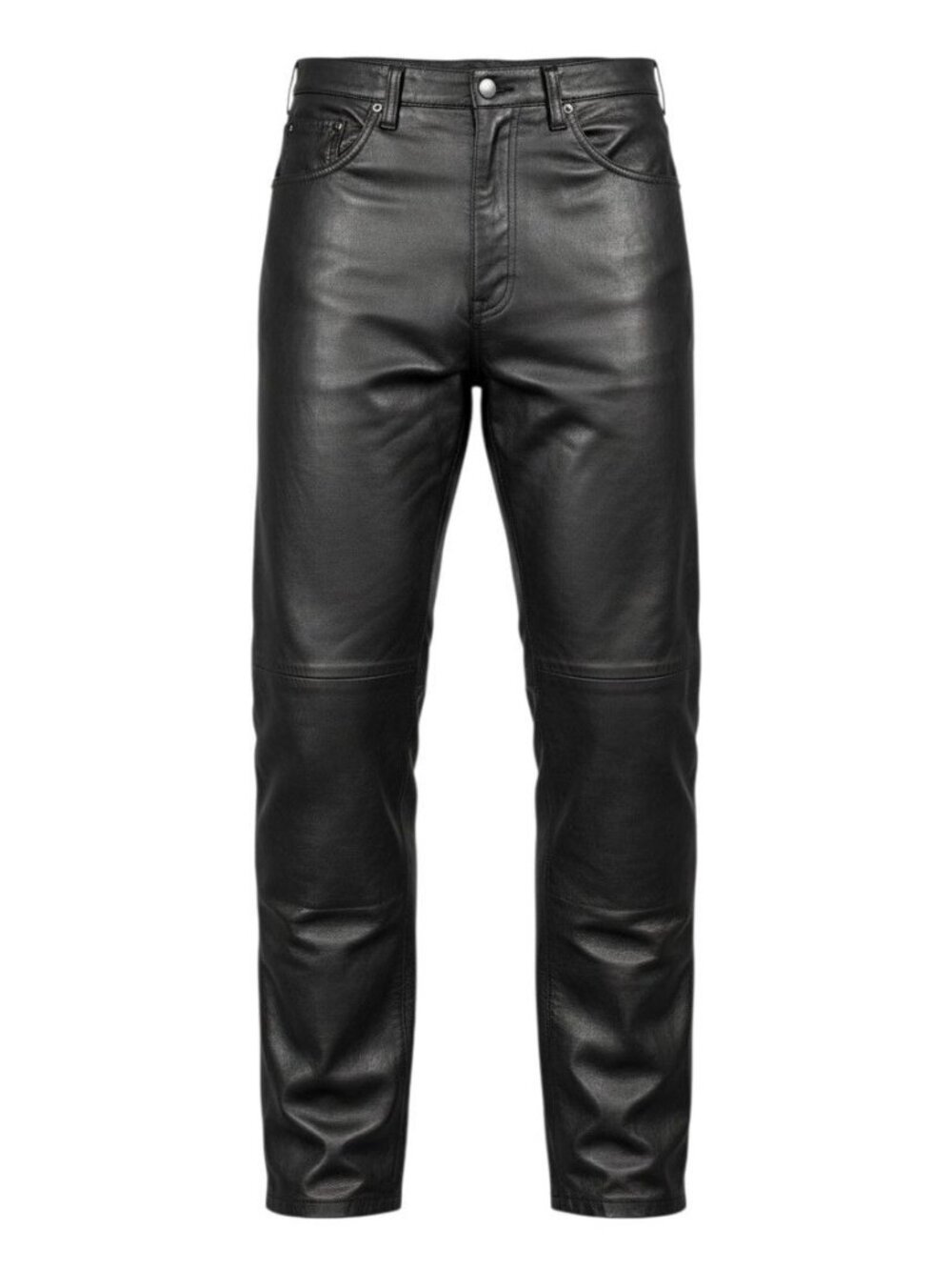 Vtg Elements Exclusively Spiegel Black Genuine Leather Pants Womens Size 12 High